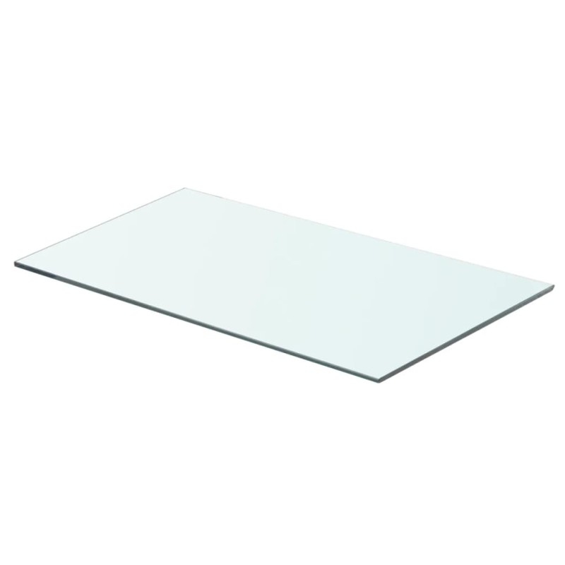 Mensola in Vetro Trasparente 60x30 cm Mensola in Vetro Trasparente 60x30 cm