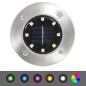 Lampade Solari da Terra 8 pz Luci a LED Colori RGB Lampade Solari da Terra 8 pz Luci a LED Colori RGB