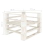 vidaXL Set Salotto da Giardino su Pallet 5pz con Cuscini Neri in Legno vidaXL Set Salotto da Giardino su Pallet 5pz con Cuscini Neri in Legno