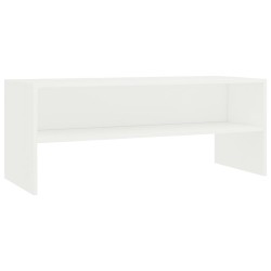 Mobile TV Bianco 100x40x40 cm in Truciolato