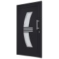 vidaXL Porta di Ingresso Antracite 88x200 cm vidaXL Porta di Ingresso Antracite 88x200 cm