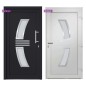 vidaXL Porta di Ingresso Antracite 108x208 cm vidaXL Porta di Ingresso Antracite 108x208 cm