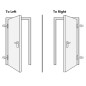 vidaXL Porta di Ingresso Antracite 108x208 cm vidaXL Porta di Ingresso Antracite 108x208 cm