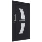 vidaXL Porta di Ingresso Antracite 108x208 cm vidaXL Porta di Ingresso Antracite 108x208 cm