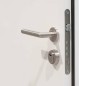 vidaXL Porta Ingresso in Alluminio Bianca 110x207,5 cm vidaXL Porta Ingresso in Alluminio Bianca 110x207,5 cm