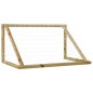 vidaXL Porta da Calcio con Rete 160x100x80cm Legno di Pino Impregnato vidaXL Porta da Calcio con Rete 160x100x80cm Legno di Pino Impregnato