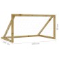 vidaXL Porta da Calcio con Rete 160x100x80cm Legno di Pino Impregnato vidaXL Porta da Calcio con Rete 160x100x80cm Legno di Pino Impregnato