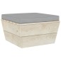 vidaXL Set Divani da Giardino su Pallet 6 pz con Cuscini Legno Abete