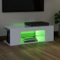 Mobile Porta TV con Luci LED Bianco 90x39x30 cm Mobile Porta TV con Luci LED Bianco 90x39x30 cm