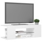 Mobile Porta TV con Luci LED Bianco 90x39x30 cm Mobile Porta TV con Luci LED Bianco 90x39x30 cm