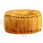 vidaXL Pouf Rotondo in Velluto 40x20 cm Senape vidaXL Pouf Rotondo in Velluto 40x20 cm Senape