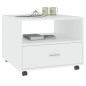 Tavolino da Salotto Bianco 55x55x45 cm in Legno Multistrato