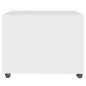 Tavolino da Salotto Bianco 55x55x45 cm in Legno Multistrato