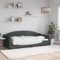 vidaXL Letto da Giorno Grigio 90x200 cm in Tessuto vidaXL Letto da Giorno Grigio 90x200 cm in Tessuto