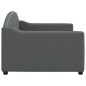 vidaXL Letto da Giorno Grigio 90x200 cm in Tessuto vidaXL Letto da Giorno Grigio 90x200 cm in Tessuto