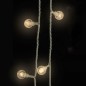 vidaXL Filo Luci Fatate Sferiche 40m 400 LED Bianco Caldo 8 Funzioni