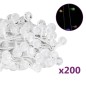 vidaXL Filo di Luci Sferiche 20m 200 LED Colorati 8 Funzioni vidaXL Filo di Luci Sferiche 20m 200 LED Colorati 8 Funzioni