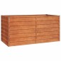 vidaXL Letto Rialzato da Giardino Ruggine 160x80x77 cm Acciaio Corten vidaXL Letto Rialzato da Giardino Ruggine 160x80x77 cm Acciaio Corten