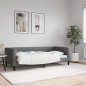 vidaXL Letto da Giorno Grigio Scuro 90x190 cm in Tessuto vidaXL Letto da Giorno Grigio Scuro 90x190 cm in Tessuto