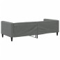 vidaXL Letto da Giorno Grigio Scuro 90x190 cm in Tessuto vidaXL Letto da Giorno Grigio Scuro 90x190 cm in Tessuto