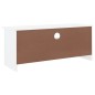 vidaXL Mobile TV con Cassetti ALTA Bianco 100x35x41cm Massello di Pino vidaXL Mobile TV con Cassetti ALTA Bianco 100x35x41cm Massello di Pino
