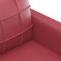 vidaXL Divano a 2 Posti Rosso Vino 140 cm in Similpelle vidaXL Divano a 2 Posti Rosso Vino 140 cm in Similpelle