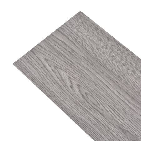 vidaXL Listoni Pavimentazione Autoadesivi PVC 5,02 m² 2mm Grigio Scuro  
