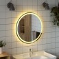 vidaXL Specchio da Bagno LED 70 cm Rotondo vidaXL Specchio da Bagno LED 70 cm Rotondo