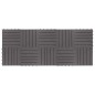 vidaXL Pannelli Decking 10 pz Grigio Slavato 30x30cm Massello d'Acacia vidaXL Pannelli Decking 10 pz Grigio Slavato 30x30cm Massello d'Acacia