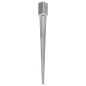 Picchetti di Terra 6 pz Argento 7x7x90 cm in Acciaio Zincato Picchetti di Terra 6 pz Argento 7x7x90 cm in Acciaio Zincato