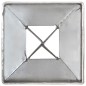 Picchetti di Terra 6 pz Argento 7x7x90 cm in Acciaio Zincato Picchetti di Terra 6 pz Argento 7x7x90 cm in Acciaio Zincato