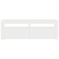 vidaXL Mobile Porta TV con Luci LED Bianco 120x35x40 cm vidaXL Mobile Porta TV con Luci LED Bianco 120x35x40 cm