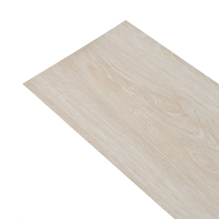 vidaXL Listoni Pavimento Autoadesivi in PVC 5,02 m² 2 mm Rovere Bianco