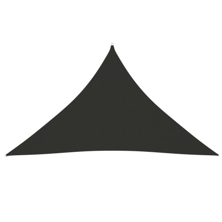 Parasole a Vela Tessuto Oxford Triangolare 3x3x4,24m Antracite