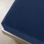 vidaXL Lenzuolo con Angoli Jersey Blu Marino 140x200 cm Cotone vidaXL Lenzuolo con Angoli Jersey Blu Marino 140x200 cm Cotone