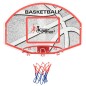 vidaXL Set Canestro da Basket da Parete 66x44,5 cm vidaXL Set Canestro da Basket da Parete 66x44,5 cm