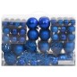 vidaXL Set Palline di Natale 111 pz Blu in Polistirene vidaXL Set Palline di Natale 111 pz Blu in Polistirene
