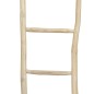 vidaXL Portasciugamani con 5 Pioli in Legno di Teak 45x150 cm Naturale vidaXL Portasciugamani con 5 Pioli in Legno di Teak 45x150 cm Naturale