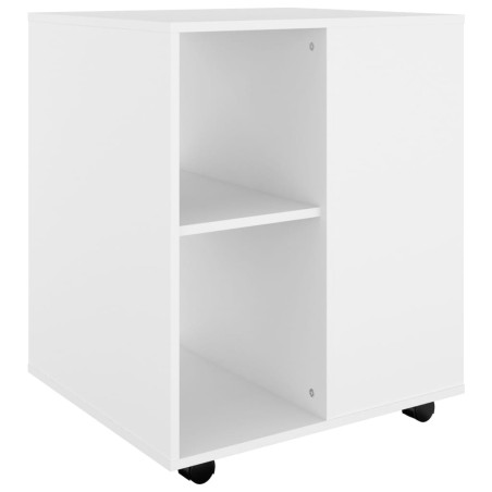 vidaXL Mobiletto con Rotelle Bianco 60x53x72 cm in Truciolato