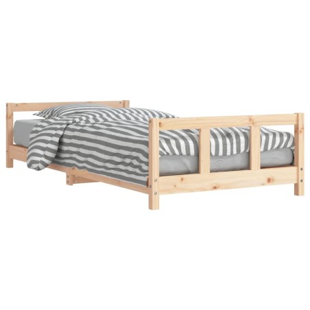 vidaXL Giroletto per Bambini 90x200 cm in Legno Massello di Pino
