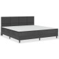 Testiera Letto Grigio Scuro in Tessuto 200x200 cm Testiera Letto Grigio Scuro in Tessuto 200x200 cm