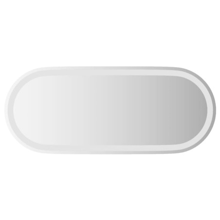 vidaXL Specchio da Bagno LED 90x40 cm Ovale
