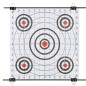 vidaXL Supporto Bersagli di Carta con Fogli di Tiro 78x76cm Acciaio vidaXL Supporto Bersagli di Carta con Fogli di Tiro 78x76cm Acciaio