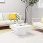 vidaXL Tavolino da Salotto Bianco 57x57x30 cm in Truciolato vidaXL Tavolino da Salotto Bianco 57x57x30 cm in Truciolato