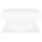 vidaXL Tavolino da Salotto Bianco 57x57x30 cm in Truciolato vidaXL Tavolino da Salotto Bianco 57x57x30 cm in Truciolato
