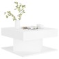 vidaXL Tavolino da Salotto Bianco 57x57x30 cm in Truciolato vidaXL Tavolino da Salotto Bianco 57x57x30 cm in Truciolato