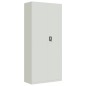 vidaXL Armadio Classificatore Grigio Chiaro 90x40x200 cm in Acciaio vidaXL Armadio Classificatore Grigio Chiaro 90x40x200 cm in Acciaio