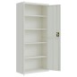 vidaXL Armadio Classificatore Grigio Chiaro 90x40x200 cm in Acciaio vidaXL Armadio Classificatore Grigio Chiaro 90x40x200 cm in Acciaio