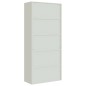 vidaXL Armadio Classificatore Grigio Chiaro 90x40x200 cm in Acciaio vidaXL Armadio Classificatore Grigio Chiaro 90x40x200 cm in Acciaio