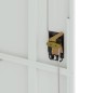 vidaXL Armadio Classificatore Grigio Chiaro 90x40x200 cm in Acciaio vidaXL Armadio Classificatore Grigio Chiaro 90x40x200 cm in Acciaio